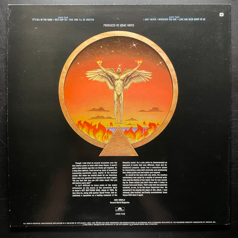 Isaac Hayes ‎– And Once Again (Скандинавия 1980г.)