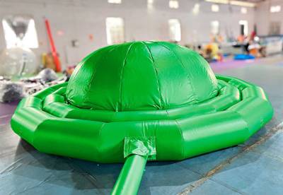 Надувное оборудование «Надувной живот» 3*3*1,2 м, зелёный
