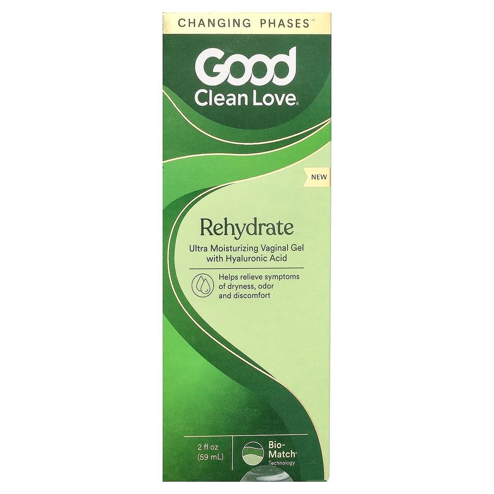 Good Clean Love, ReHydrate, ультраувлажняющий вагинальный гель, 59 мл (2 жидк. унции)