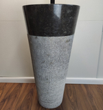 Раковина напольная из мрамора Grey/Black ON-61350 (45*45*90)