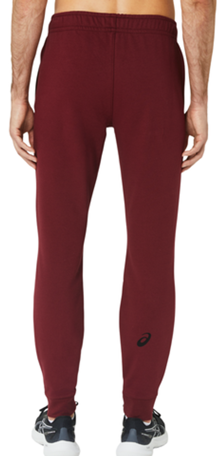 Теннисные брюки Asics Big Logo Sweat Pant - antique red/performance black