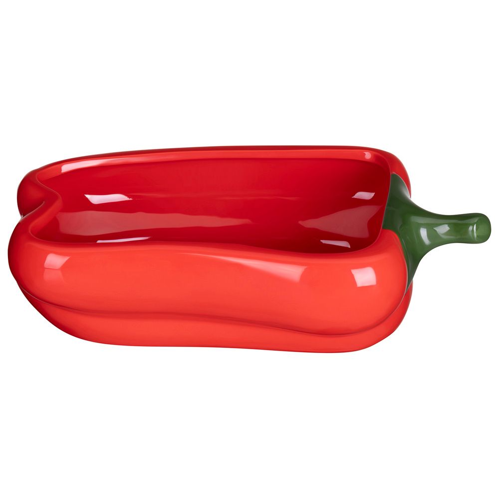 БЛЮДО ДЛЯ ЗАПЕКАНИЯ "ПЕРЕЦ" 500 МЛ. 21*12,5 СМ. ВЫСОТА=6 СМ. КОЛЛЕКЦИЯ "IL RACCOLTO" (КОР=18ШТ.)