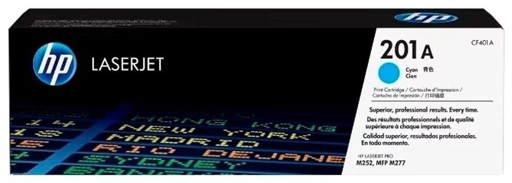 Картриджи HP 201A CF401A голубой (cyan)