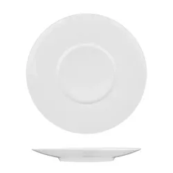 Тарелка d 25,5 см с широкими полями белая фарфор P.L. Proff Cuisine [6]