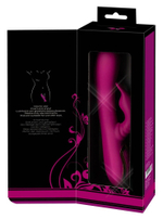 Фиолетовый вибратор 3 Function Vibrator с вращением бусин - 23 см.