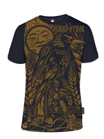 Футболка Варгградъ мужская тёмно-синяя "Земля отцов-2"