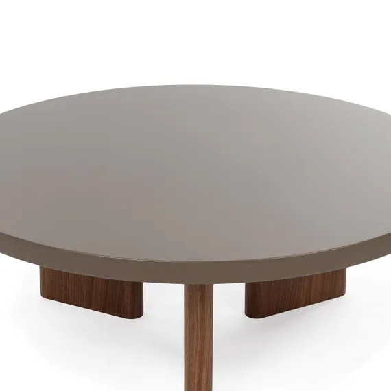 Кофейный стол Volare Ø100х37 см, тёмно-серый матовый