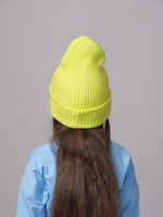 Шапка вязаная весенняя/осенняя МУЛА (Сочный Лайм)