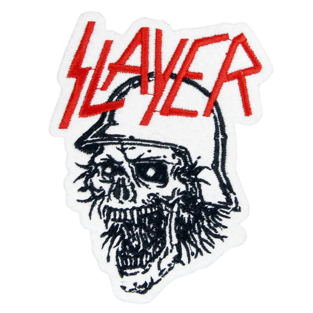 Нашивка с вышивкой группы Slayer