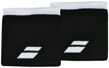 Напульсник теннисный Babolat Logo Wristband - черный