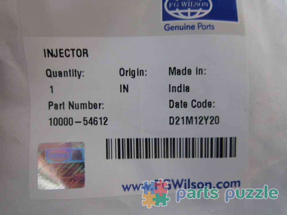 Форсунка топливная/INJECTOR АРТ: 10000-54612