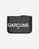 Comme Des Garçons Wallet Огромная Сумка На Молнии С Логотипом, Черная