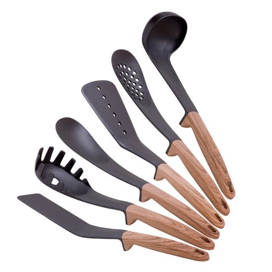 Набор кухонных принадлежностей 7 предметов Kamille KM 5235 с подставкой