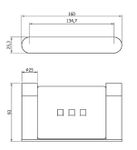 Мыльница нерж. сталь VERONA 16875.CU медь