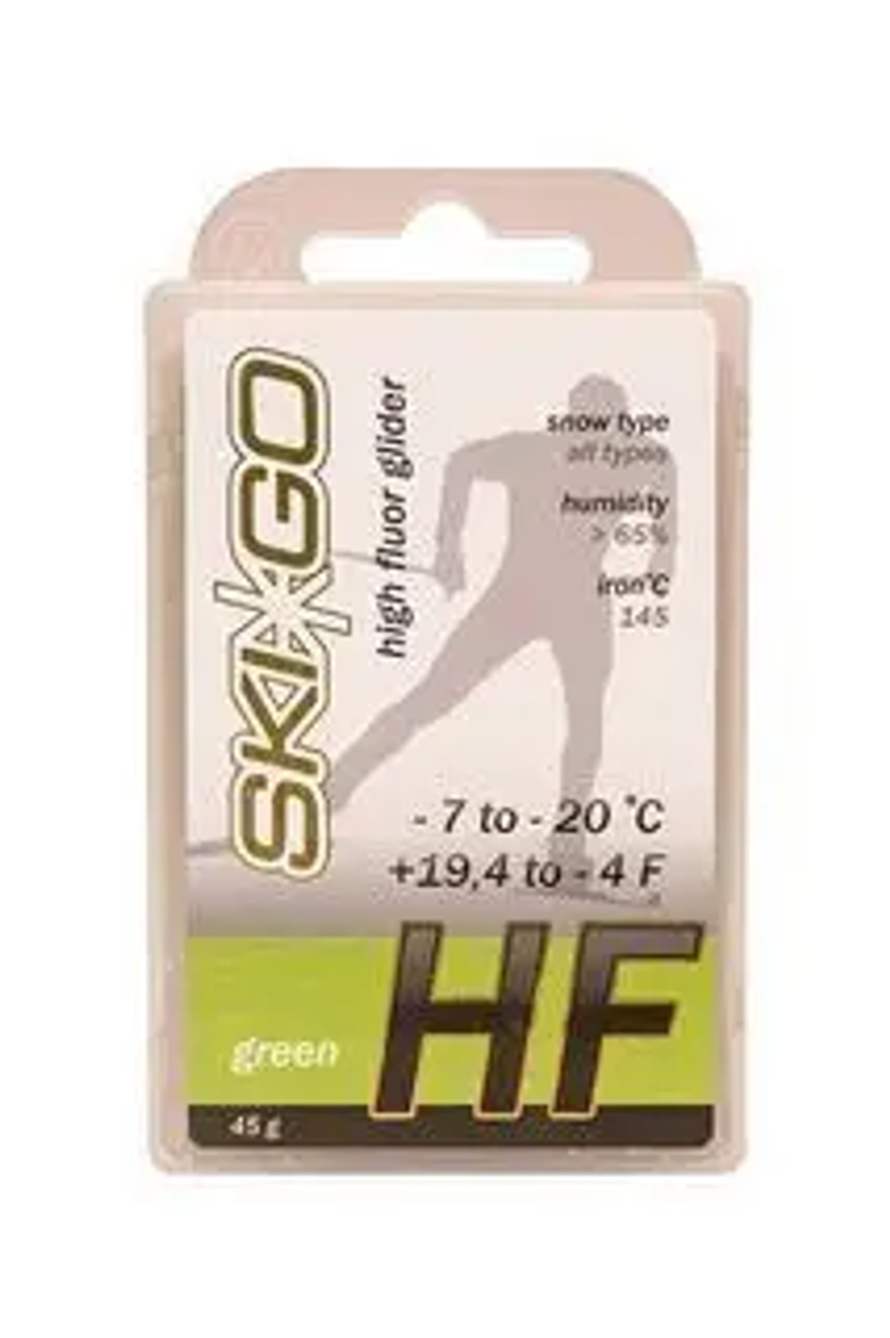 SkiGo HF Green -7 до -20°C  (для всех типов снега)
