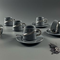 Lenardi 122-101 Кофейный набор 12пр. 110мл в под.уп.(х12)Фарфор