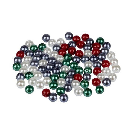 Бусина "Zlatka" MIX №01 пластик, 6 мм 10 г