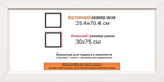 Рама 25x70 для картин и фотографий RP0310500-01