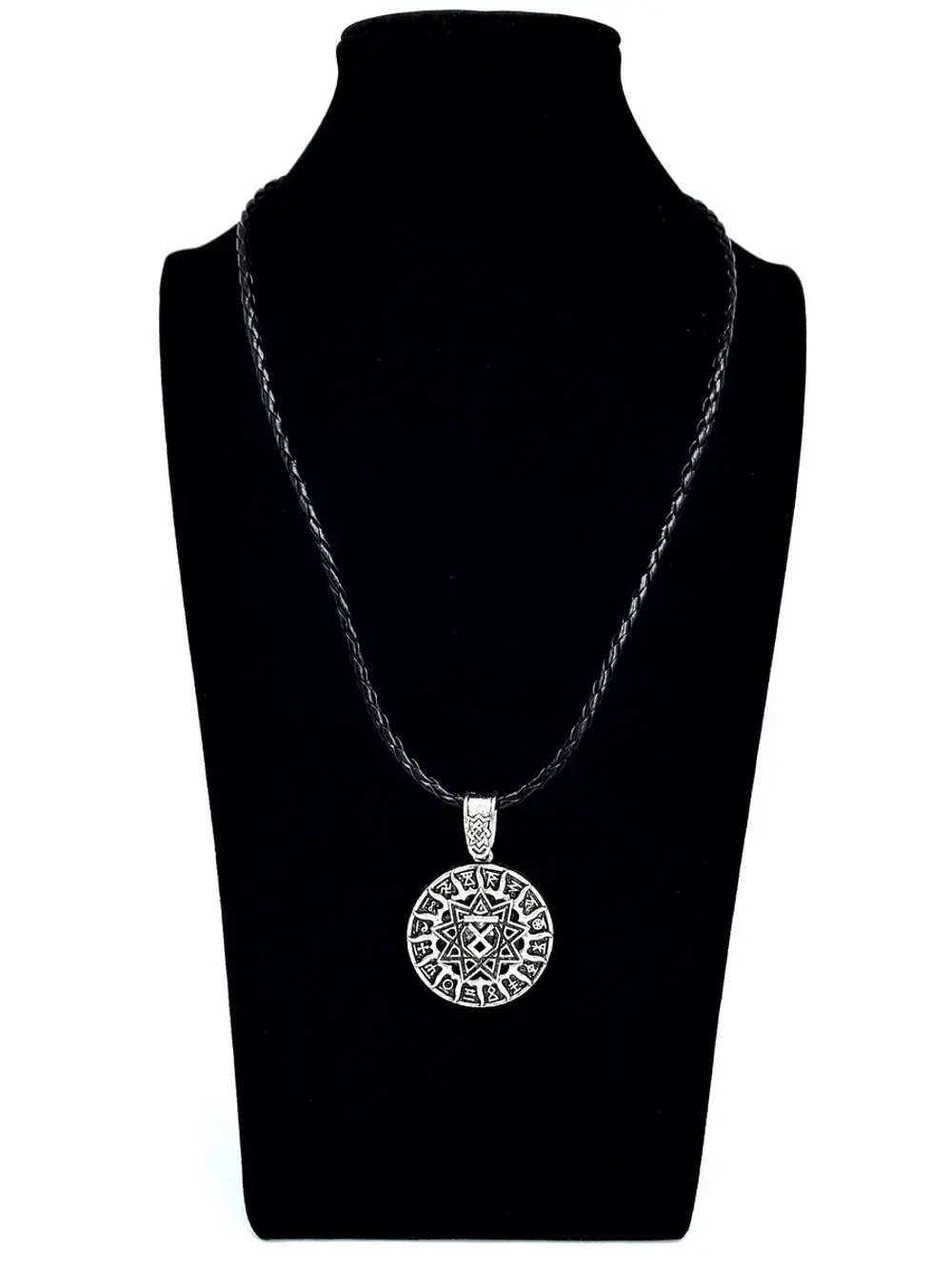 Славянская подвеска оберег Чертог Волка с рунами талисман