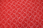 Гипюр стрейч красный