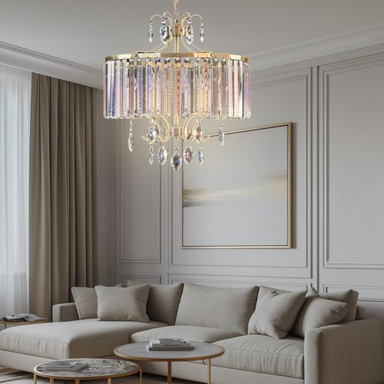 CL335163 Инга Бронза Св-к Люстра