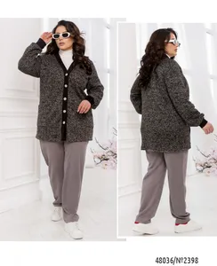 Кардиган 2398-черный-белый Minova