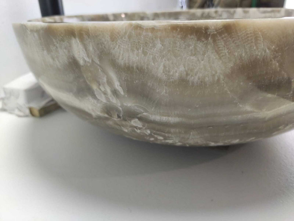 Раковина из оникса Bowl Grey Medium TinLip BO-61061 45*45*15