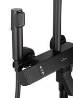 Душевая система с термостатом WONZON & WOGHAND The ONE, Черный матовый (WW-B3094-MB)