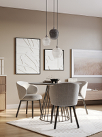 Панно декоративное с эффектом 3d minimalism, с черной рамой, 70х100 см