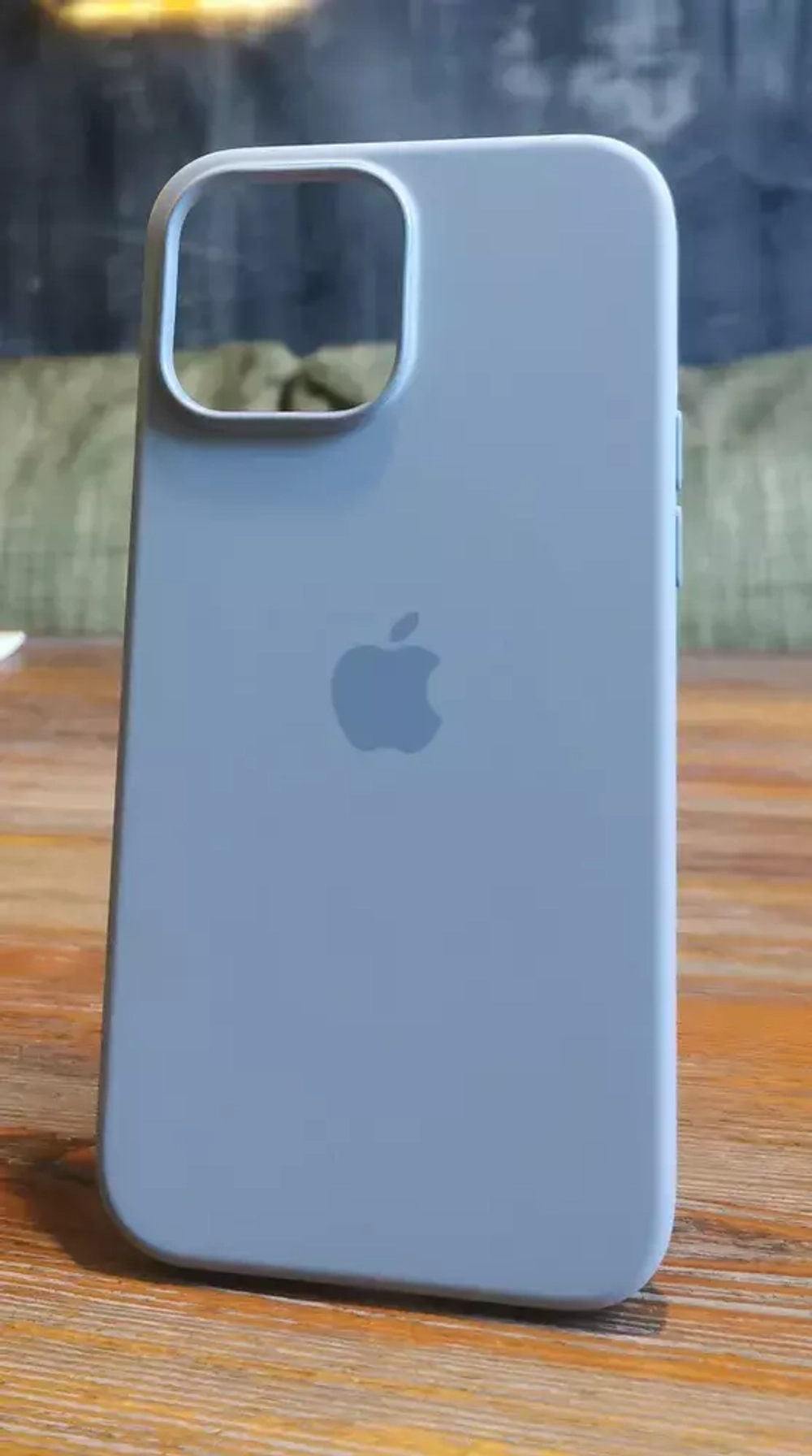 Накладка iPhone 13 Pro силикон light blue Magsafe Funshare