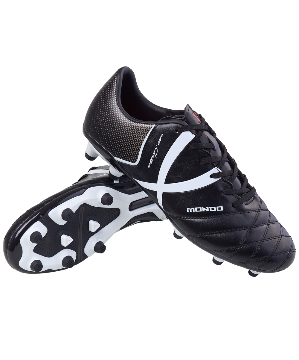 БЕЗ УПАКОВКИ Бутсы футбольные Mondo FG Black/white
