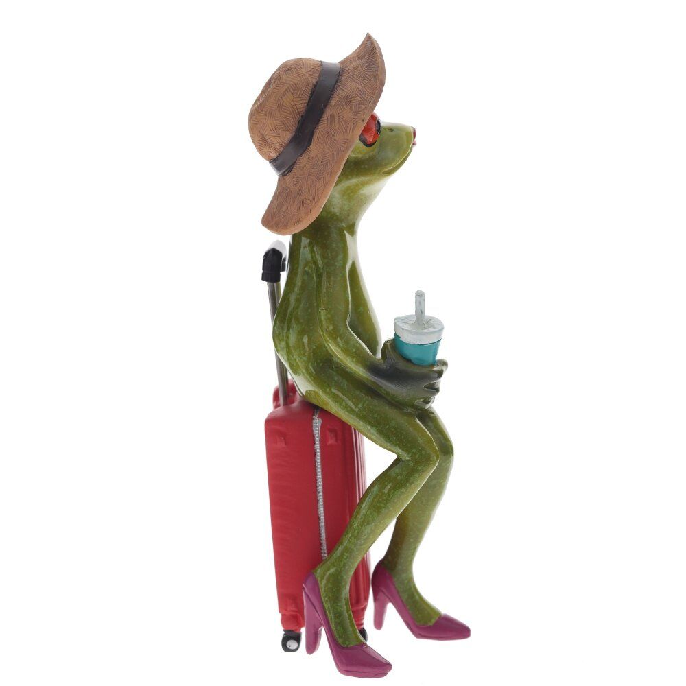 GAEM Фигурка декоративная "Лягушка", L6,5 W5,5 H17 см