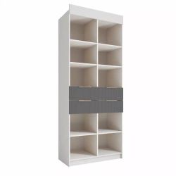 Шкаф «Лавис» СД 900.1 (белый/белый софт), ЛДСП/МДФ, ДСВ Мебель