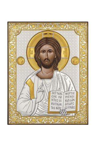 Спаситель, икона прямоугольная без рамки, красное дерево 150х200