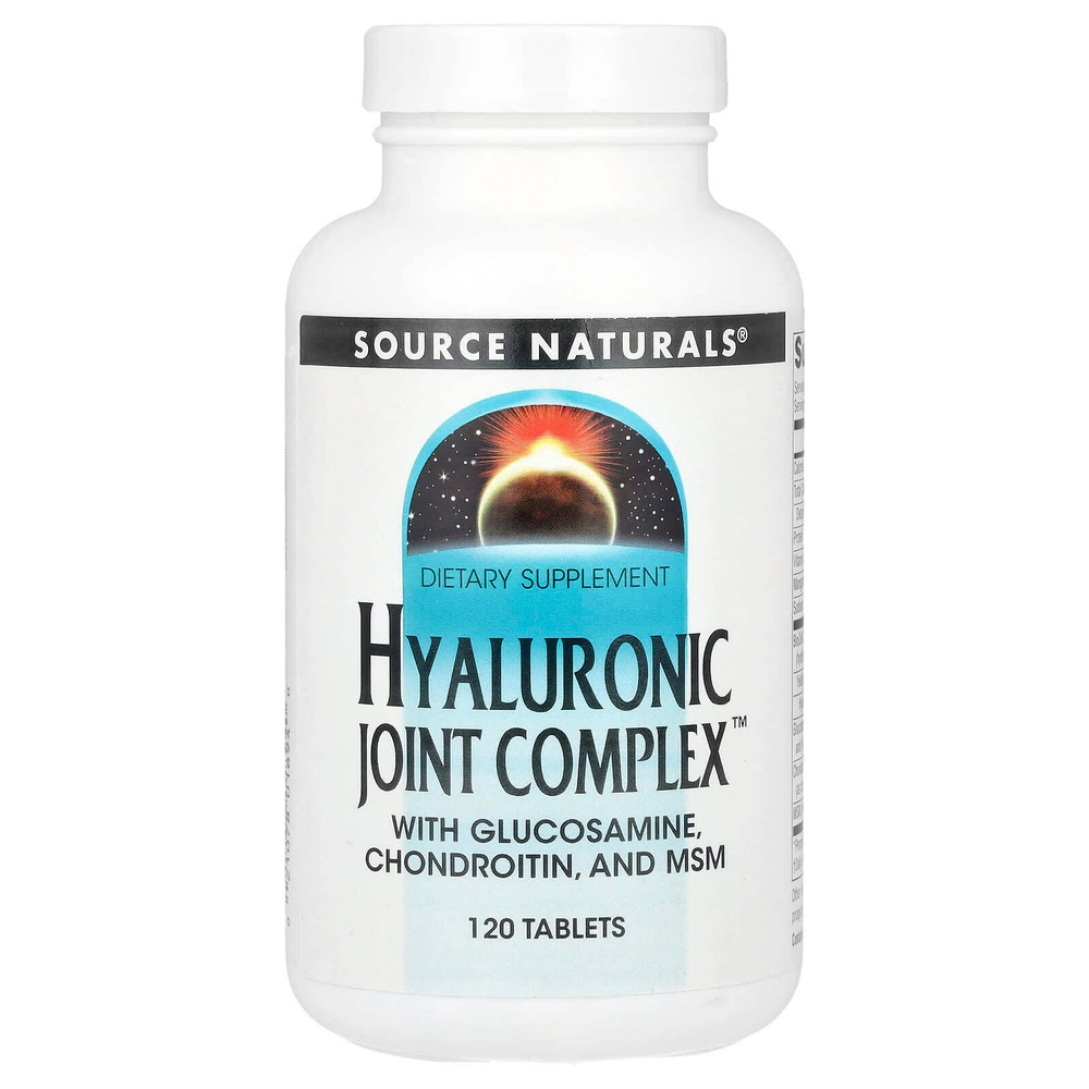 Source Naturals, Hyaluronic Joint Complex ™, 120 таблеток
