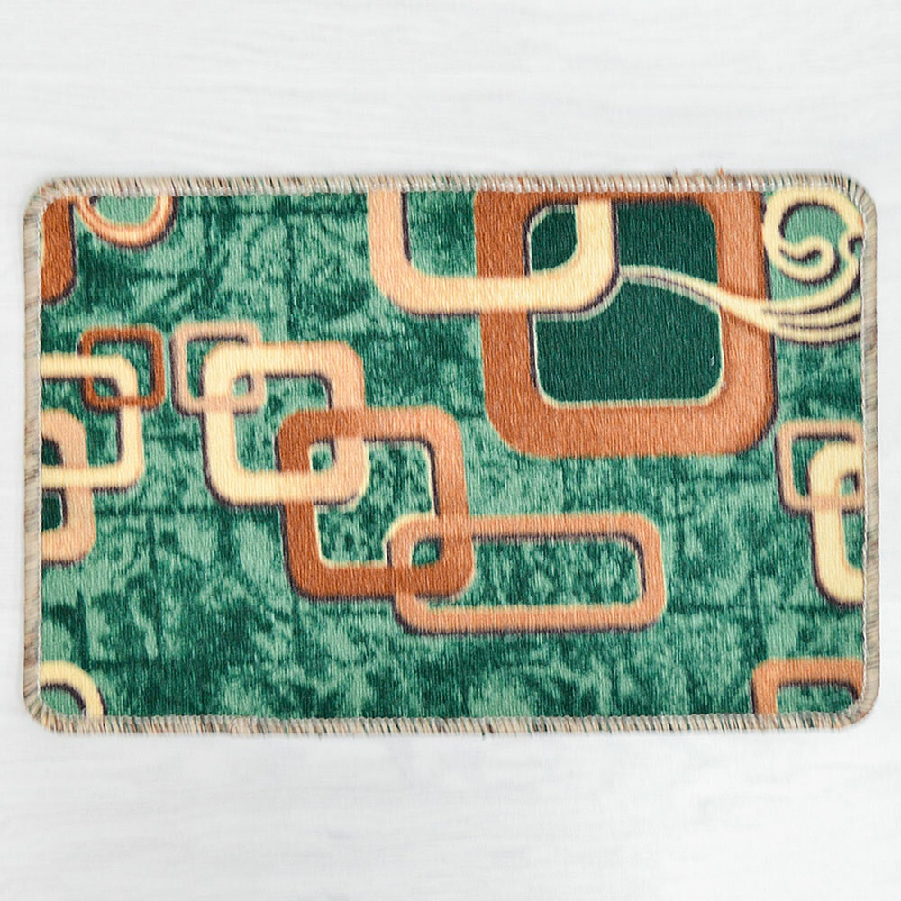 Коврик 40*60см Люксор Люкс Принт, ворс 3мм, зеленый (ассорти)