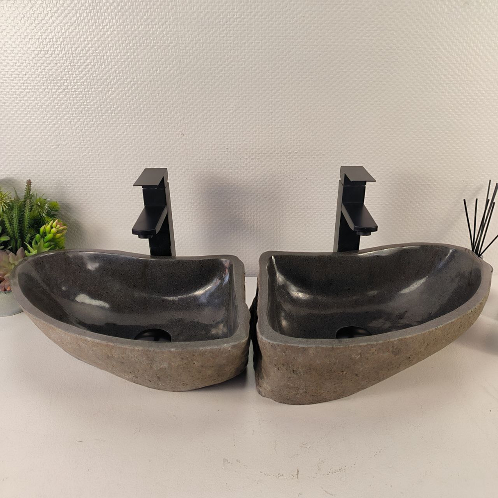 Раковина из речного камня ПАРА! RS-65482 41*30*14 0865