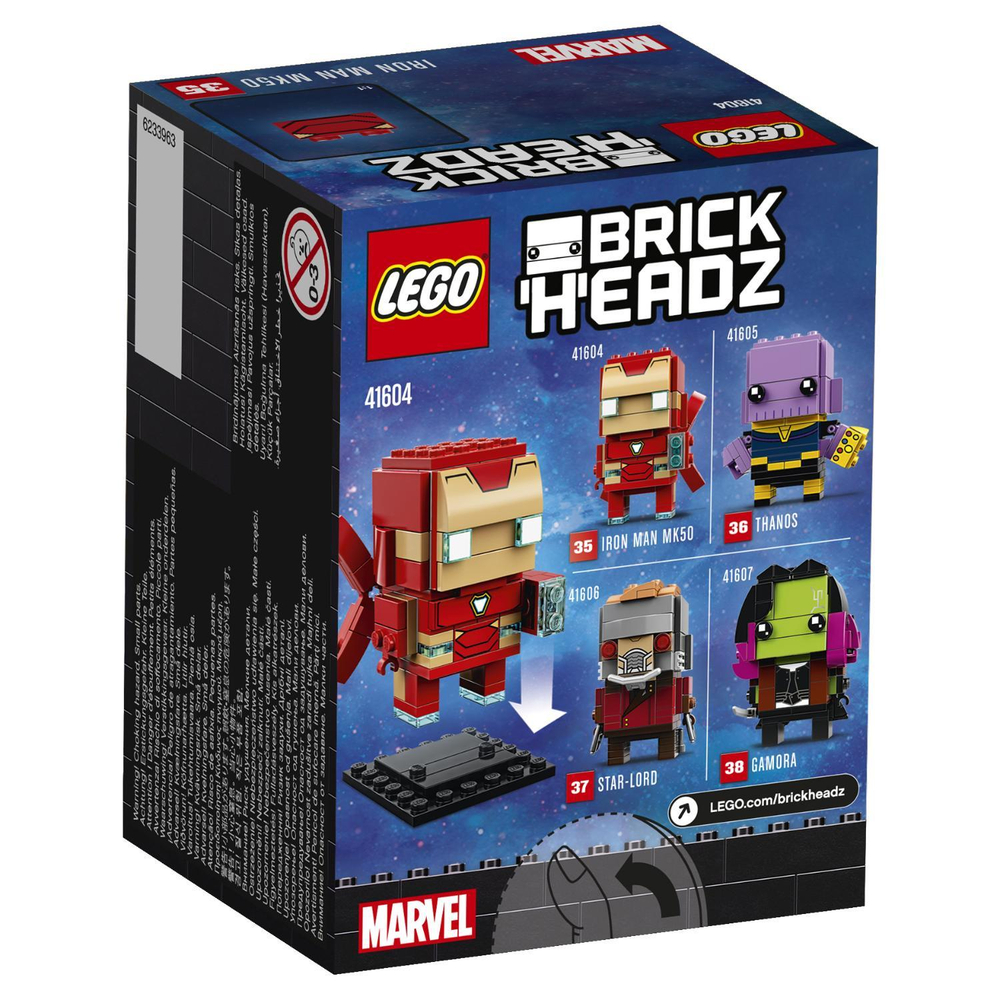 LEGO BrickHeadz: Железный человек MK50 41604 — Iron Man MK50 — Лего БрикХедз