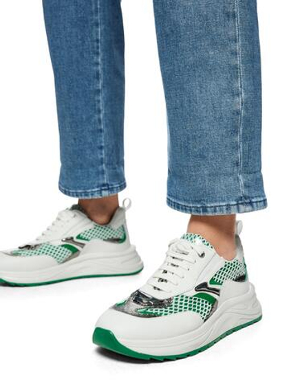 Marc Cain Джинсы укороченные с поясом в виде шнурка