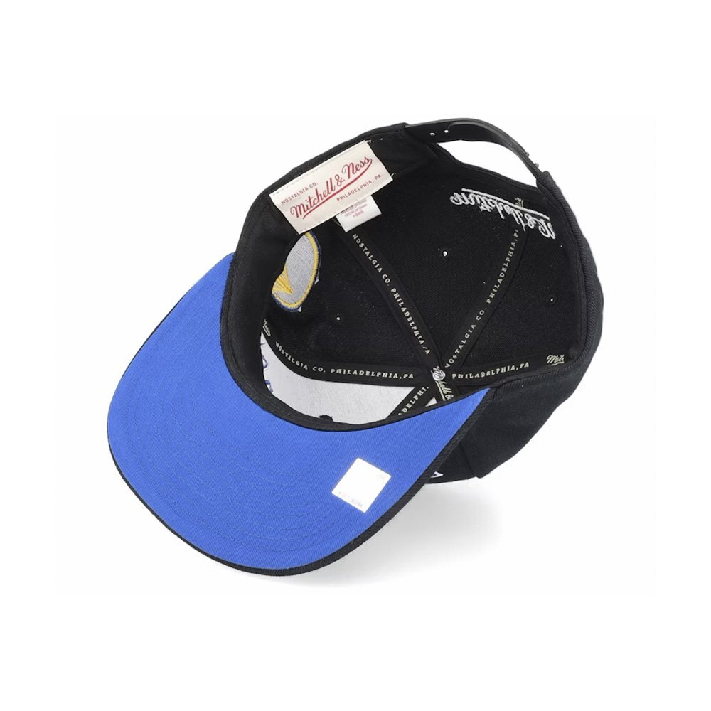 Кепка Mitchell & Ness NBA Team Script 2.0 Snapback Cap Golden State Warriors Black