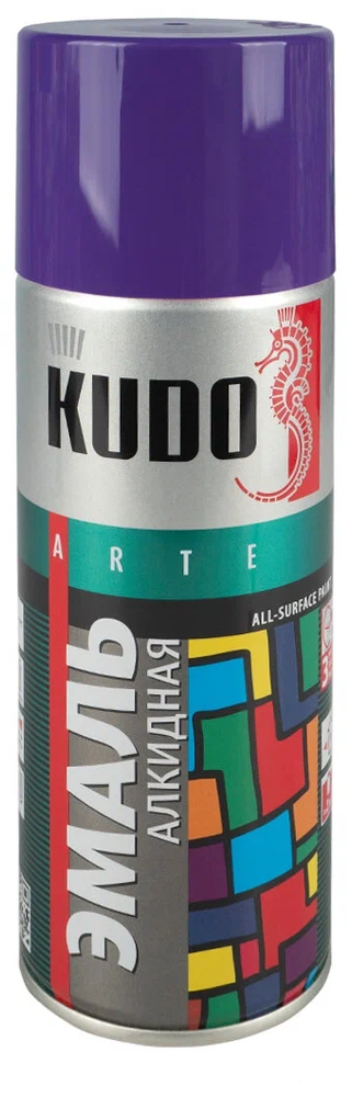 Эмаль алкидная фиолетовый KU-1015 (0,52л) KUDO