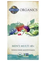Organics мультивитамины для мужчин от 40 лет 120 веганских таблеток