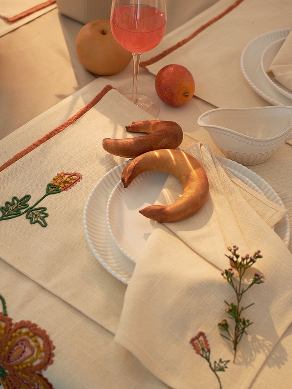 Салфетка под приборы Spring flower из коллекции Ethnic, 33х48 см