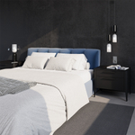 Выключатель встраиваемый VOLTUM S70 трехклавишный 10А, (сталь)