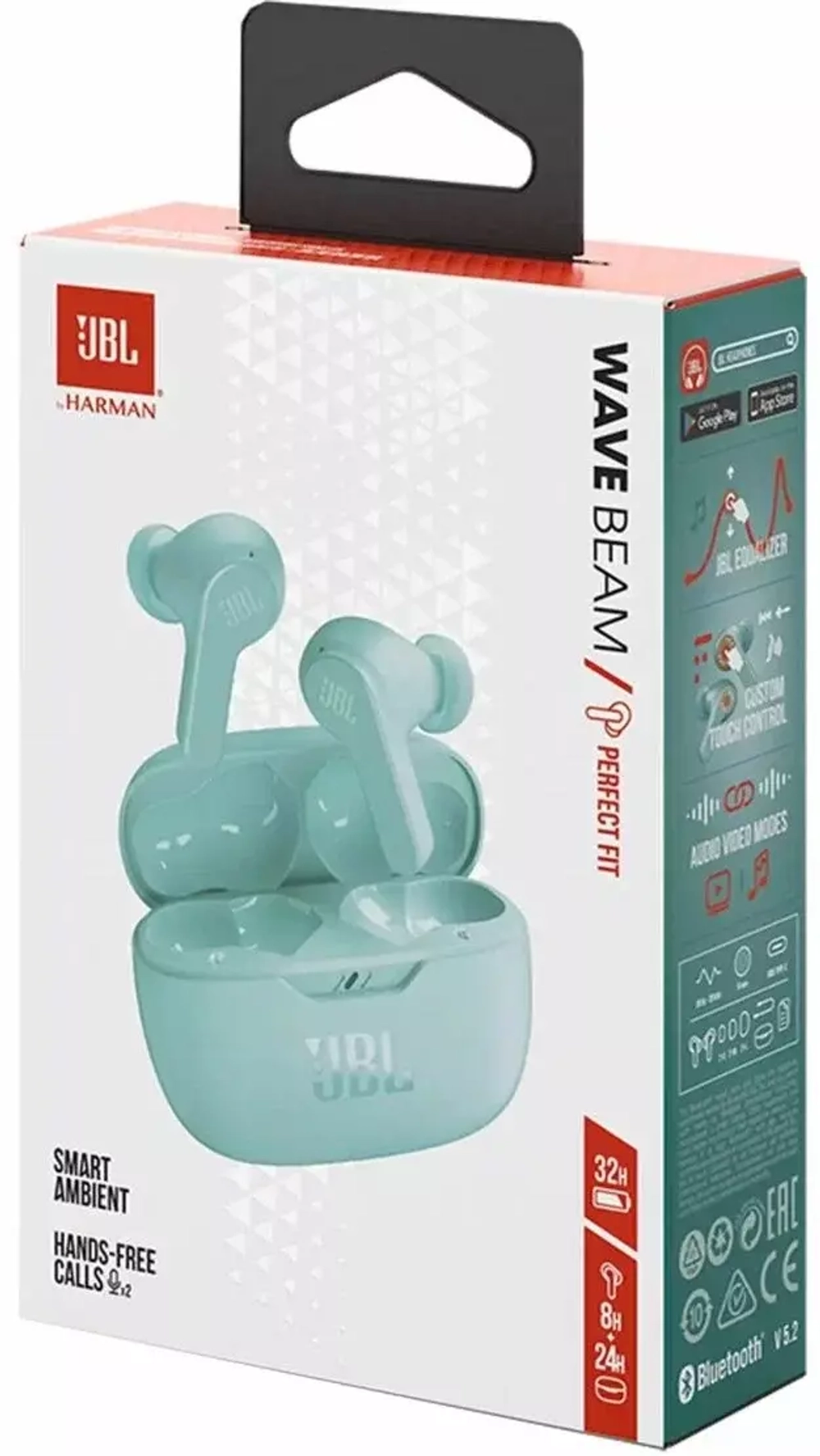 Беспроводные наушники JBL Wave Beam Mint