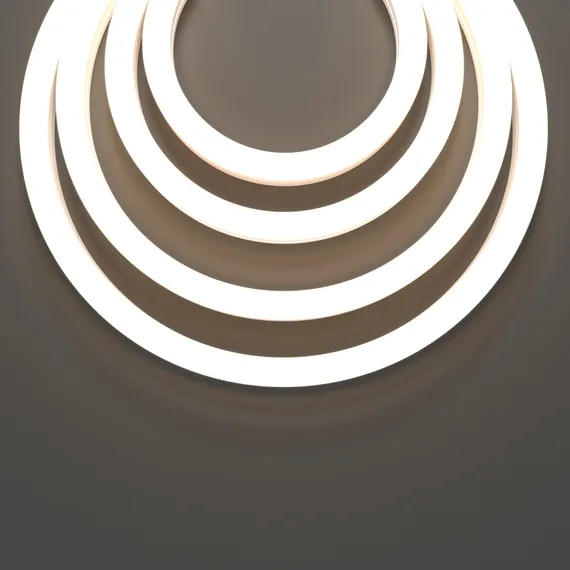 Гибкий неон 16х16 24В 10Вт/м 3000K IP67 10м (боковой изгиб) Led Strip 432014