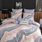 Комплект постельного белья Делюкс Сатин 100% хлопок на резинке LR430