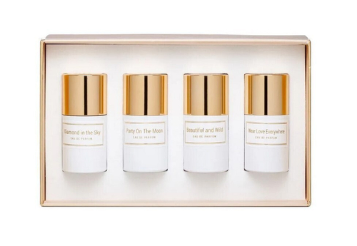 HFC Дорожный набор 4х15 женский WHITE (Diamond in the Sky, Party on the Moon, Wear love Evrywhere,Beautiful and Wild)