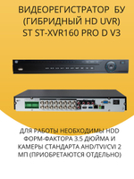 Видеорегистратор ST ST-XVR160 PRO D (версия 3) бу, 16 каналов, H.265, 4K, PoE, поддержка AHD/TVI/CVI/IP
