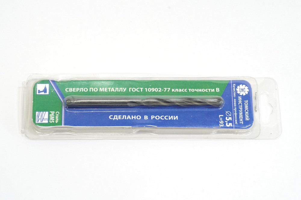 СВЕРЛО ПО МЕТАЛЛУ ТИЗ СЦП 10902 D5,5ММ 1ШТ